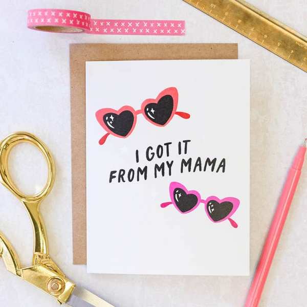 Got it From my Mama Mother's Day Card | Simple Whimsy | boogie + birdie