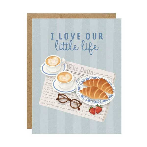 I Love Our Little Life Love Card | Simple Whimsy | boogie + birdie