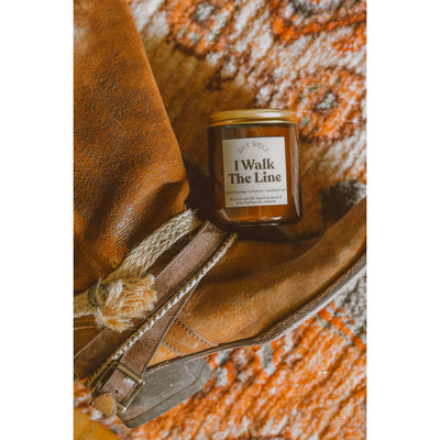 I Walk The Line Candle | Shy Wolf Candles | boogie + birdie