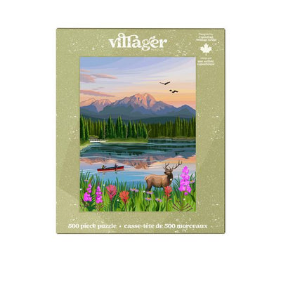 Jasper Flowers 500 Piece Puzzle | Villager Puzzles | boogie + birdie