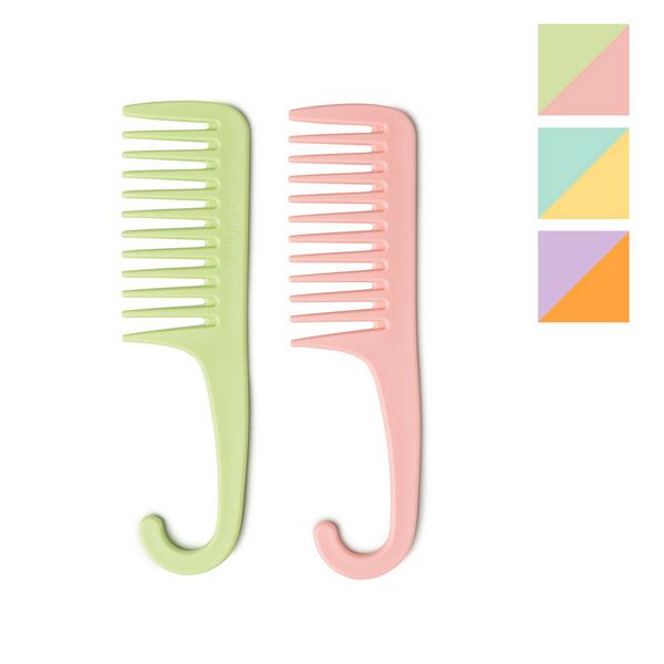 Detangling Shower Combs | Pack of 2 | Lemon Lavender | boogie + birdie

