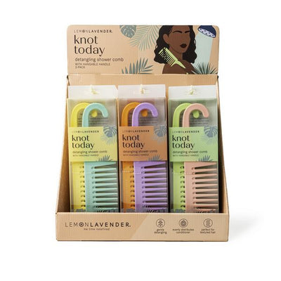 Detangling Shower Combs | Pack of 2 | Lemon Lavender | boogie + birdie