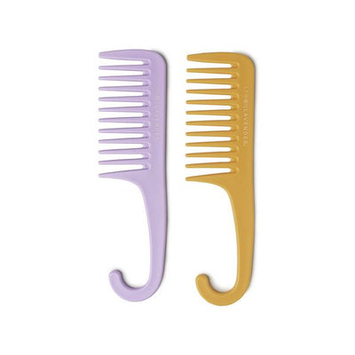 Detangling Shower Combs | Pack of 2 | Lemon Lavender | boogie + birdie
