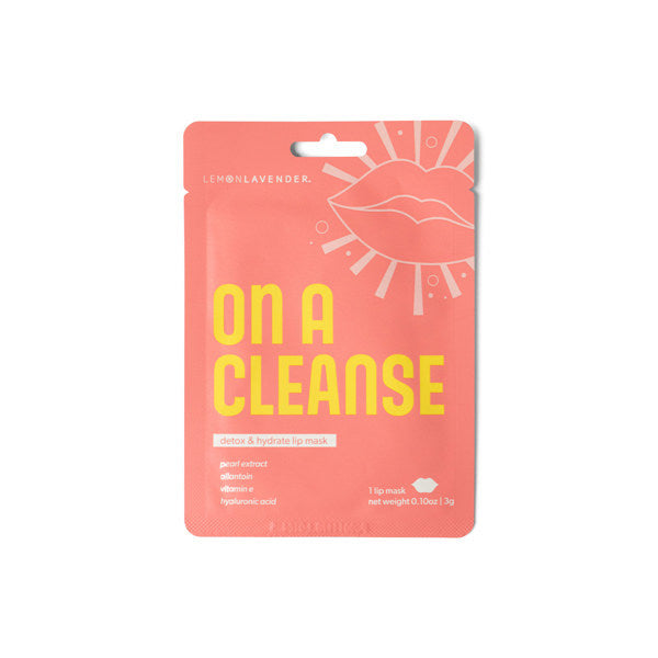 On A Cleanse Lip Mask | Lemon Lavender | boogie + birdie