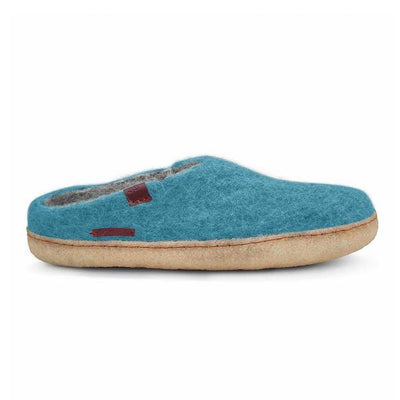 Teal Wool Slippers | Betterfelt | boogie + birdie