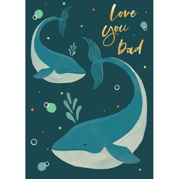 Whale Love You Dad Father's Day Card | Cards | boogie + birdie