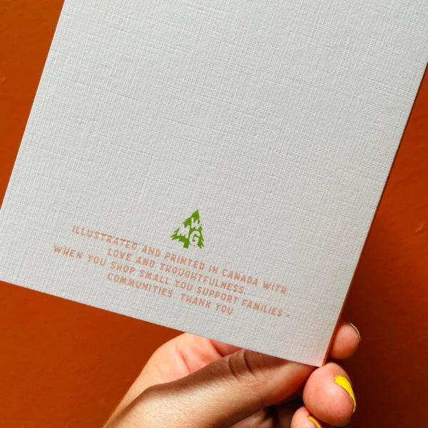 Raccoon Love You The Most Card | Wild Made Goods | boogie + birdie