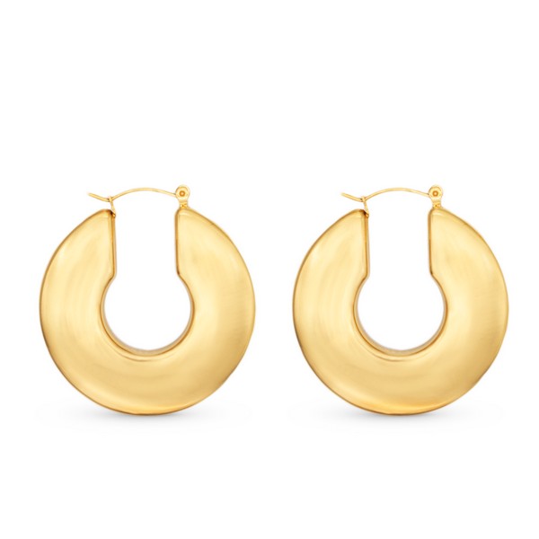 Gold Luca Waterproof Hoop Earrings | Lover's Tempo | boogie + birdie