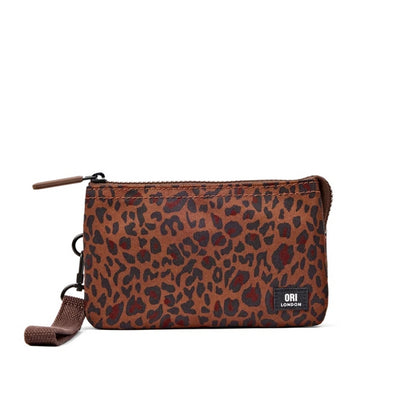 Leopard Medium Carnaby Wallet with Wristlet Strap | Ori London | boogie + birdie