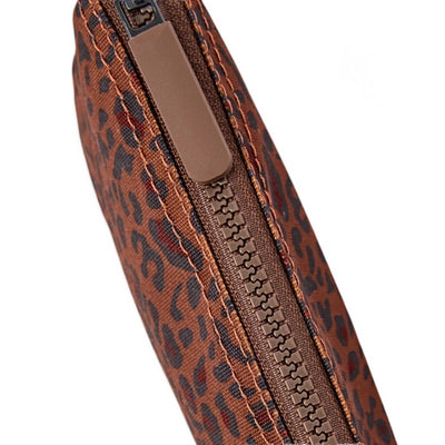 Leopard Medium Carnaby Wallet with Wristlet Strap | Ori London | boogie + birdie