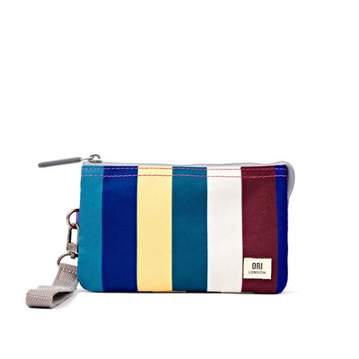 Multi-Stripe Medium Carnaby Wallet with Wristlet Strap | Ori London | boogie + birdie