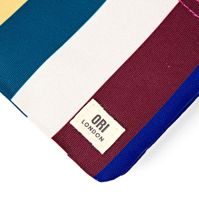 Multi-Stripe Medium Carnaby Wallet with Wristlet Strap | Ori London | boogie + birdie