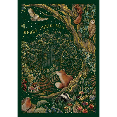 Merry Christmas Animals Christmas Card | Art File | boogie + birdie
