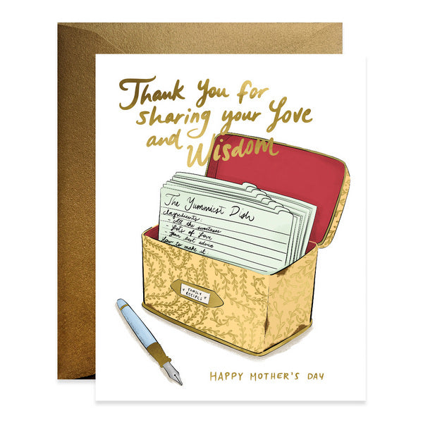 Recipe Box Mother's Day Card | Good Juju Ink | boogie + birdie

