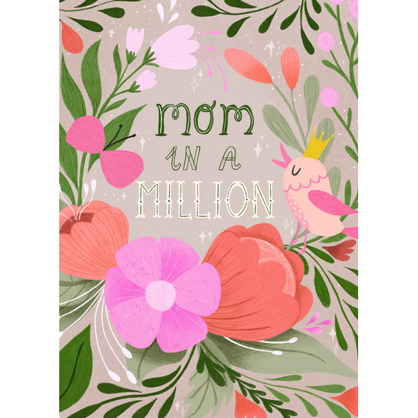 Million Mom Mother's Day Card | Nelson Line | boogie + birdie
