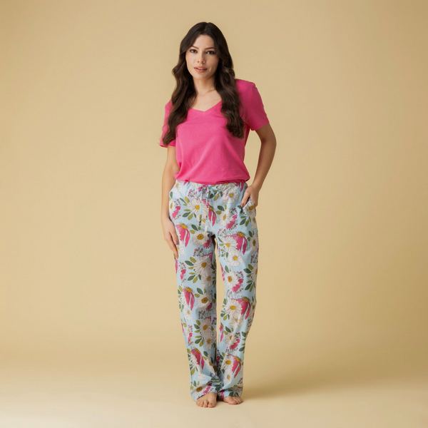 Madeline PJ Pants in a Bag  | Mahogany | boogie + birdie