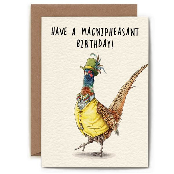 Magnipheasant Day Card (B14) | Bewilderbeest | boogie + birdie
