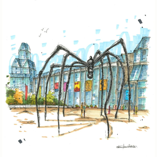 Maman Spider Coaster | Downtown Sketcher | boogie + birdie