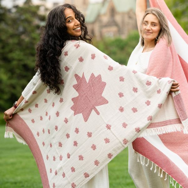 Maple Leaf Turkish Towel  | Pokoloko | boogie + birdie
