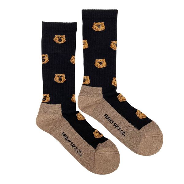 Men's Bear Merino Wool Socks | Friday Sock Co. | boogie + birdie