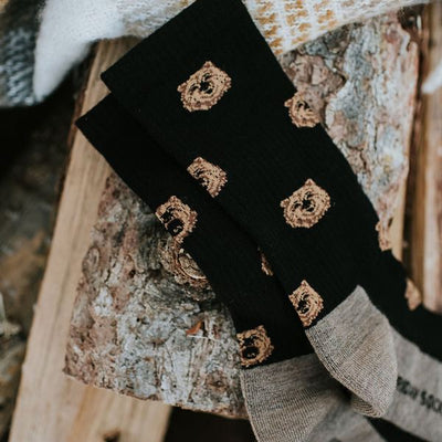 Men's Bear Merino Wool Socks | Friday Sock Co. | boogie + birdie