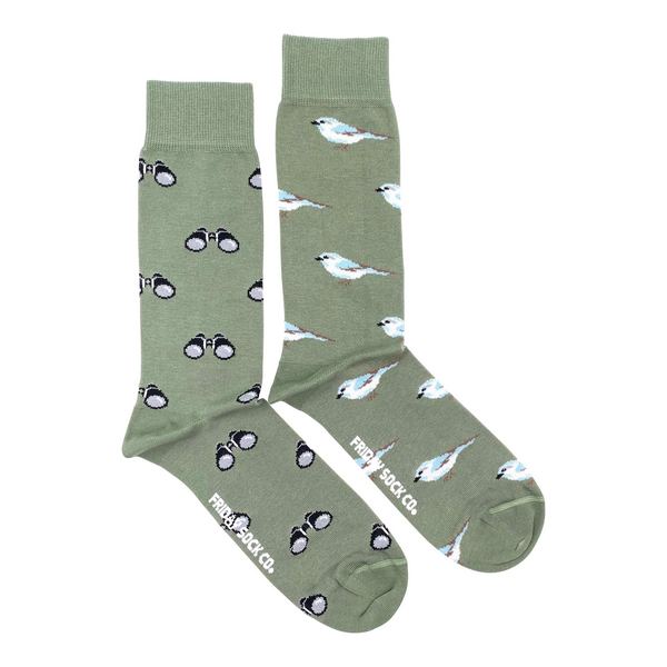 Men's Bird Watching Mistmatched Socks | Friday Sock Co. | boogie + birdie