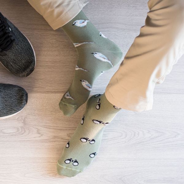 Men's Bird Watching Mistmatched Socks | Friday Sock Co. | boogie + birdie