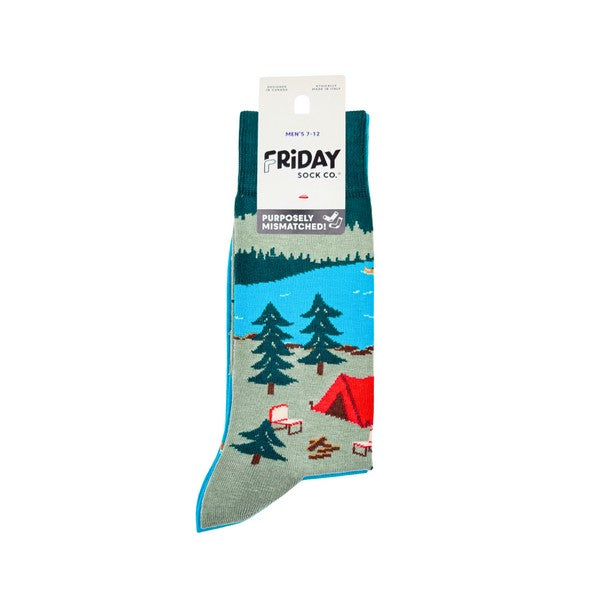 Men's Canada Mountain Scene Socks | Friday Sock Co. | boogie + birdie