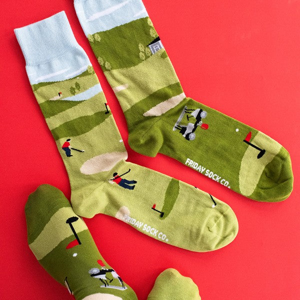 Men's Golf Scene Socks | Friday Sock Co. | boogie + birdie