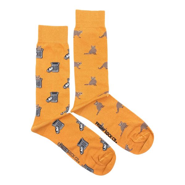 Men's Raccoon & Trash Can Socks | Friday Sock Co. | boogie + birdie