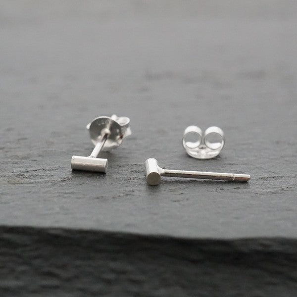 Micro Round Studs | Argent Whimsy | boogie + birdie