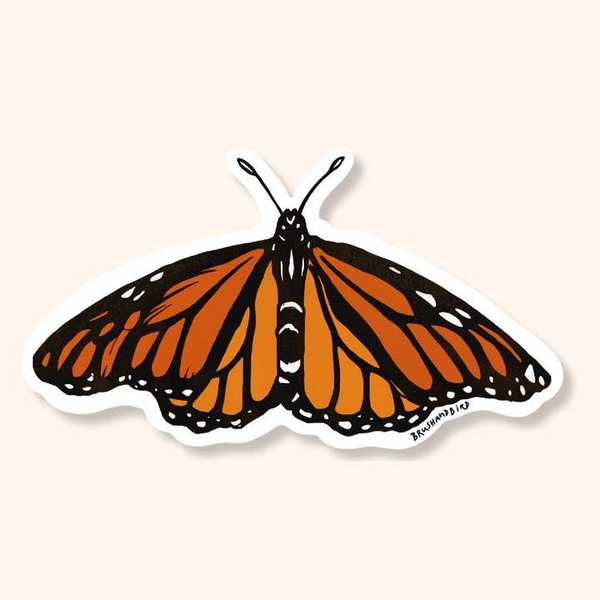 Monarch Butterfly Sticker | Brush + Bird Paper Co. | boogie + birdie