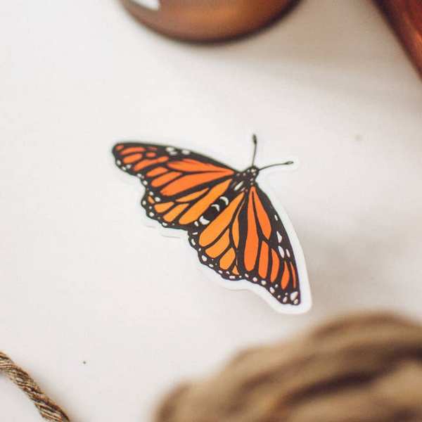 Monarch Butterfly Sticker | Brush + Bird Paper Co. | boogie + birdie