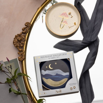 Moonlight Trinket Dish with Stud Earring Set (JD003) | Scout | boogie + birdie