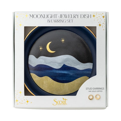 Moonlight Trinket Dish with Stud Earring Set (JD003) | Scout | boogie + birdie
