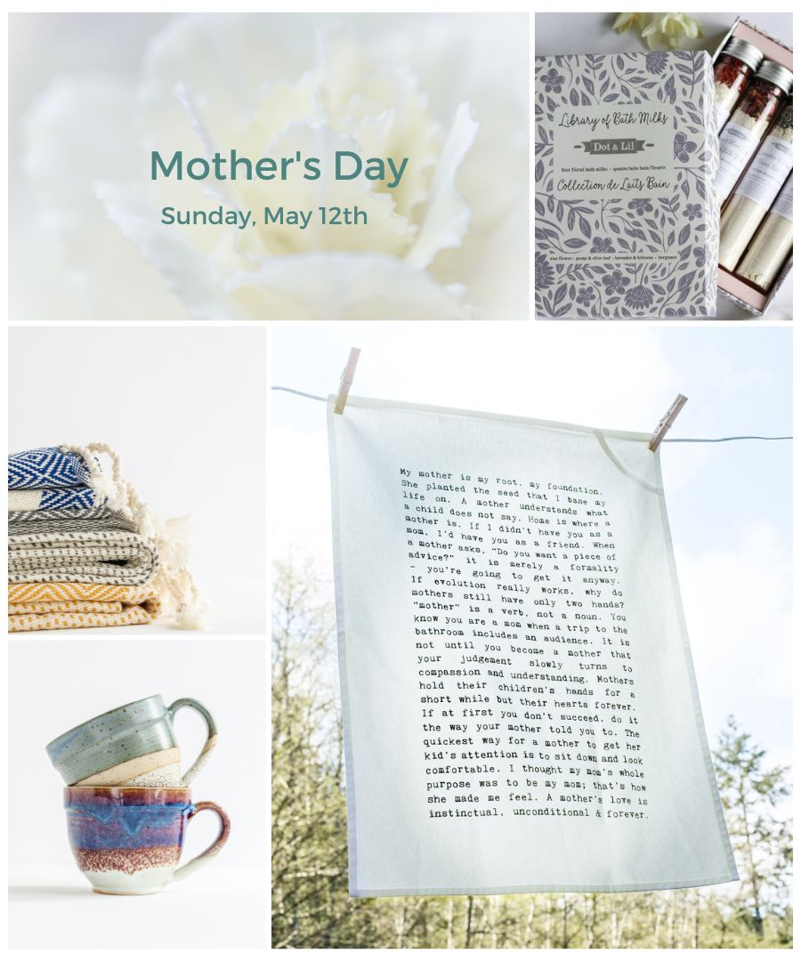 Shop for Mother's Day gifts at boogie + birdie in Ottawa
