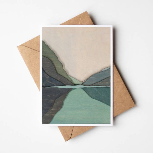 Mountain Reflection Card Art Card | Bellamy Studio | boogie + birdie