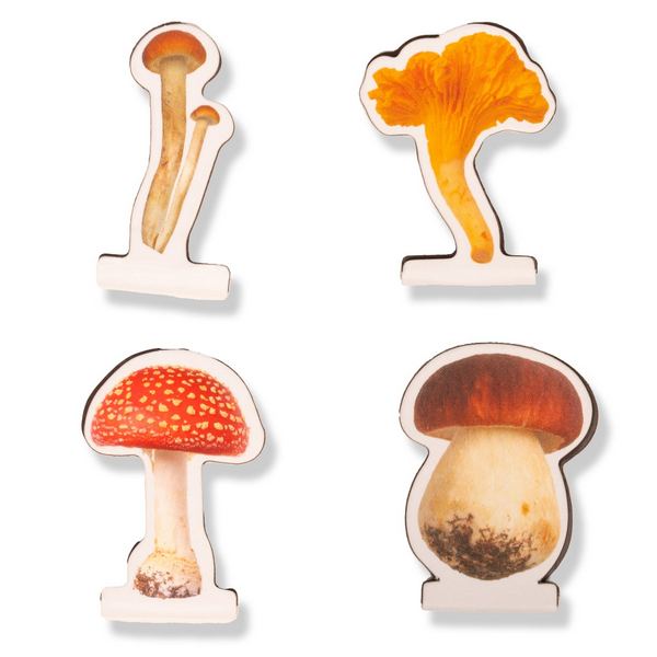 Mushroom Magnetic Bookmark (ST134) | Kikkerland | boogie + birdie