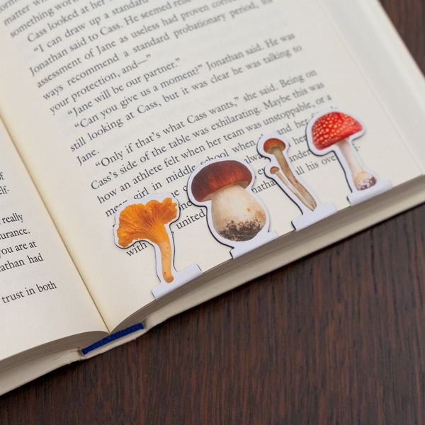 Mushroom Magnetic Bookmark (ST134) | Kikkerland | boogie + birdie
