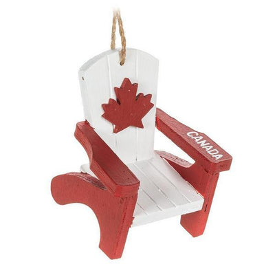 Muskoka Chair with Maple Leaf Wooden Ornament | Ornaments | boogie + birdie