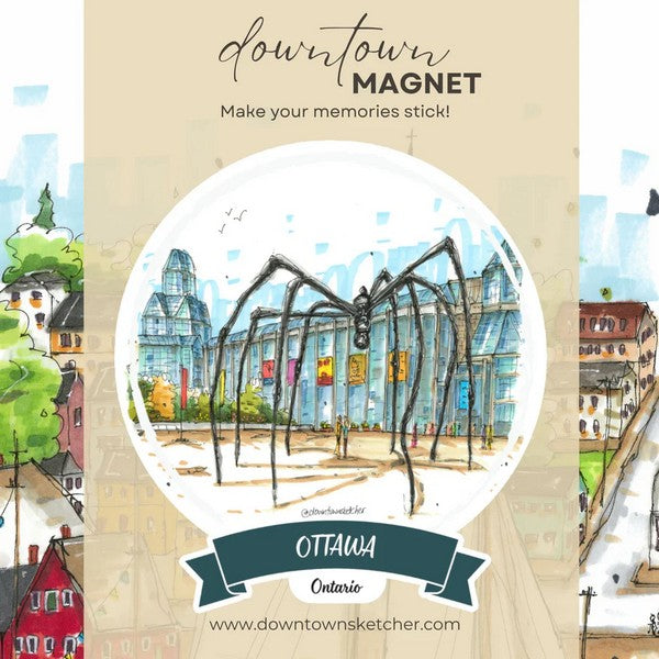 National Gallery of Canada Maman Spider Magnet | Downtown Sketcher | boogie + birdie