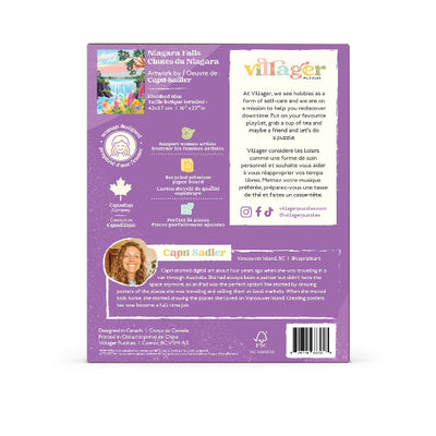 Niagara Falls 500 Piece Puzzle | Villager Puzzles | boogie + birdie