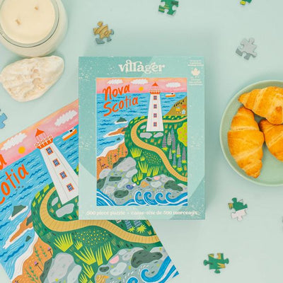 Nova Scotia Shores 500 Piece Puzzle | Villager Puzzles | boogie + birdie