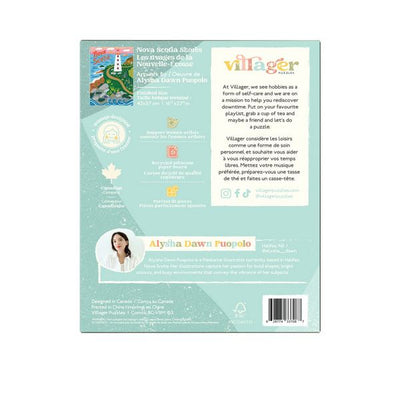 Nova Scotia Shores 500 Piece Puzzle | Villager Puzzles | boogie + birdie