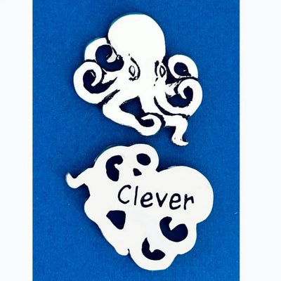 Pewter Octopus/Clever Token | Basic Spirit | boogie + birdie
