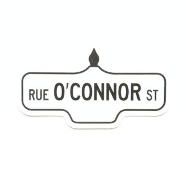 O'Connor Street Sign Sticker | Damn Fine Prints | boogie + birdie