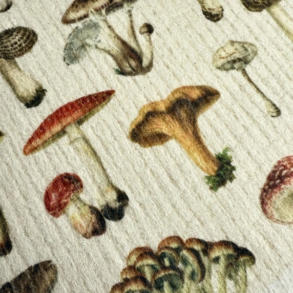 Ortus Mushroom Swedish Dishcloth  | Pika & Bear | boogie + birdie