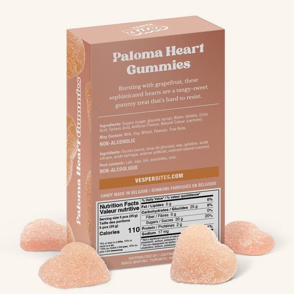 Paloma Hearts Gourmet Gummies (VGB003) | Vesper Bites | boogie + birdie