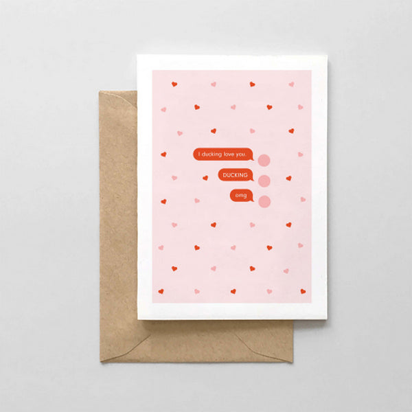 Ducking Love You Love Card | Spaghetti & Meatballs | boogie + birdie