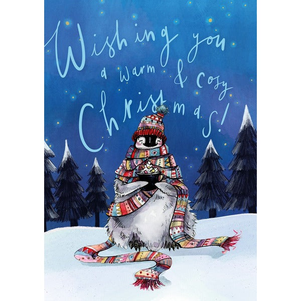 Penguin Christmas Card | Art File | boogie + birdie